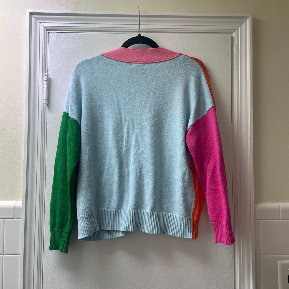 Vigoss Color Block Cardigan - Picture 2 of 3